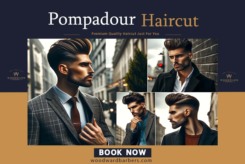 Pompadour Haircut is one of the 10 TYPES OF MENS CLASSIC HAIRCUT